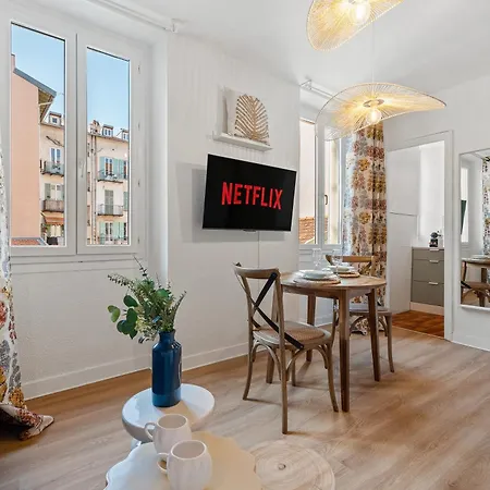 Appartement Renting - Clemenceau - Riviera Cocoon Calm Elegance Design *